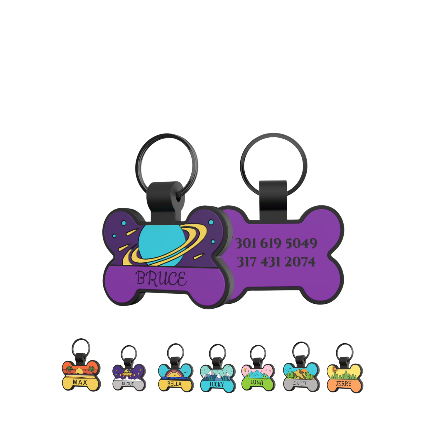 Plaquita personalizada en silicona