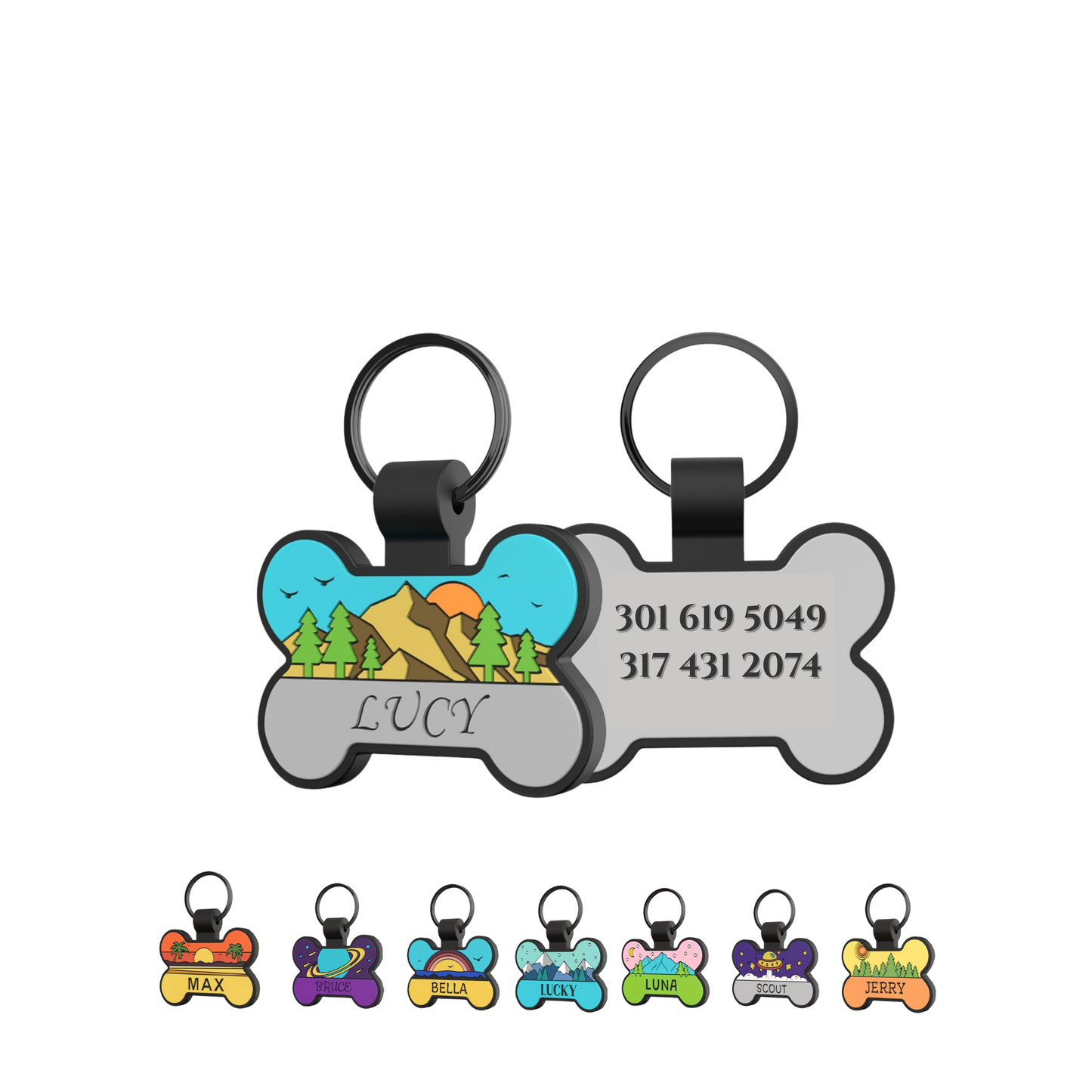 Plaquita personalizada en silicona