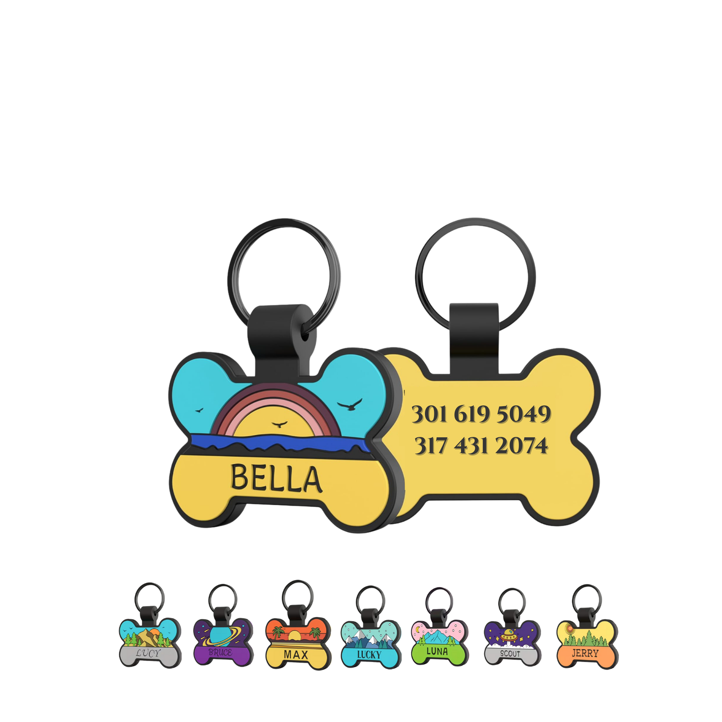 Plaquita personalizada en silicona