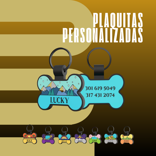 Plaquita personalizada en silicona