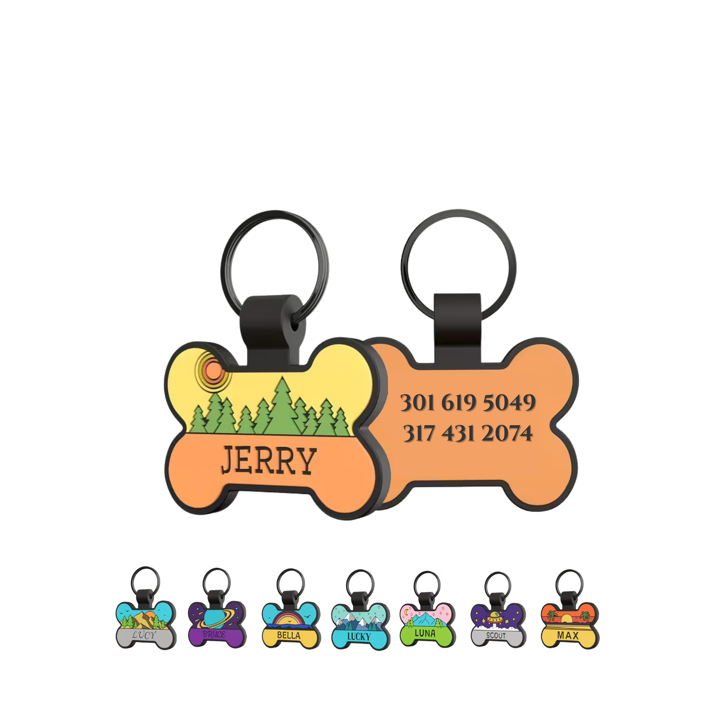 Plaquita personalizada en silicona