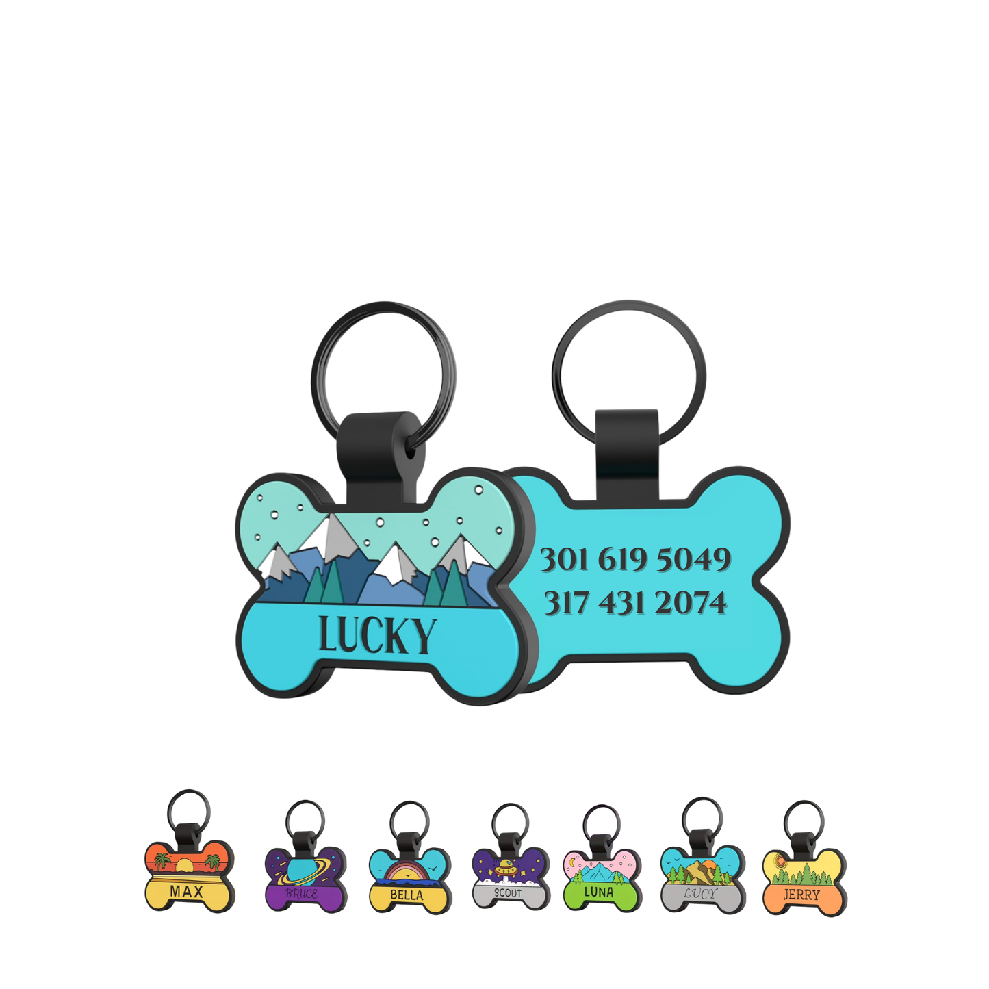 Plaquita personalizada en silicona