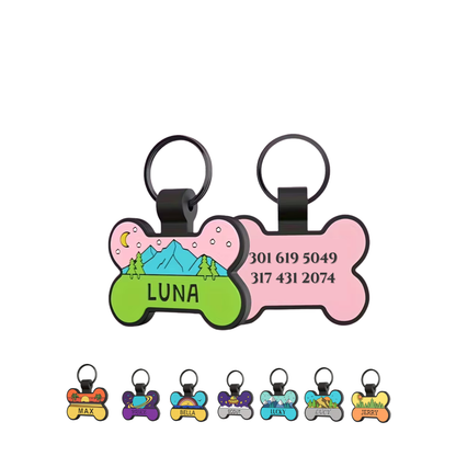 Plaquita personalizada en silicona