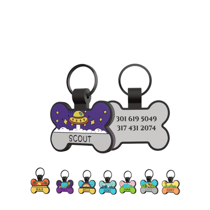 Plaquita personalizada en silicona