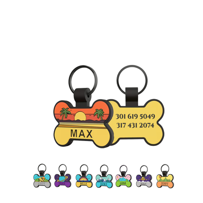 Plaquita personalizada en silicona