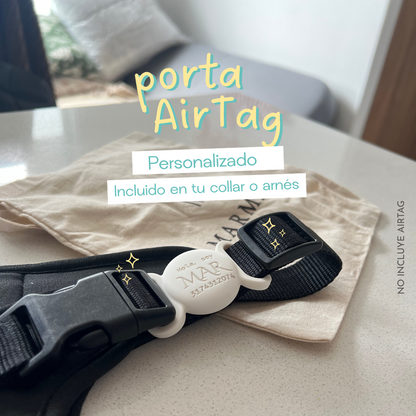 COLLAR TACTICO + PORTA AIRTAG PERSONALIZADO